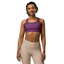 Load image into Gallery viewer, Eggplant Sports bra