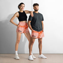 Load image into Gallery viewer, Orange Abstract Unisex Athletic Shorts