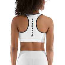 Load image into Gallery viewer, White Center Suban Sports bra