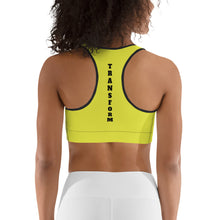 Load image into Gallery viewer, Yellow Center Stripe Suban Sports bra