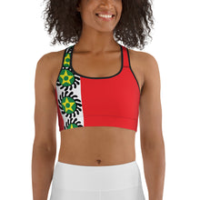 Load image into Gallery viewer, Red Side Stripe Suban Sports bra