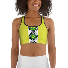 Load image into Gallery viewer, Yellow Center Stripe Suban Sports bra