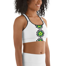 Load image into Gallery viewer, White Center Suban Sports bra