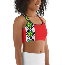 Load image into Gallery viewer, Red Side Stripe Suban Sports bra