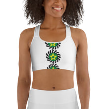 Load image into Gallery viewer, White Center Suban Sports bra