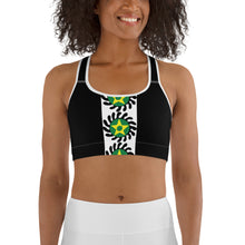 Load image into Gallery viewer, Black Center Stripe Suban Sports bra