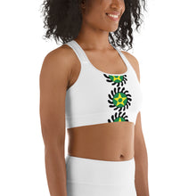 Load image into Gallery viewer, White Center Suban Sports bra