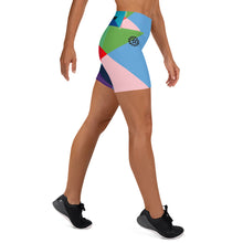Load image into Gallery viewer, Color Wheel Yoga Shorts