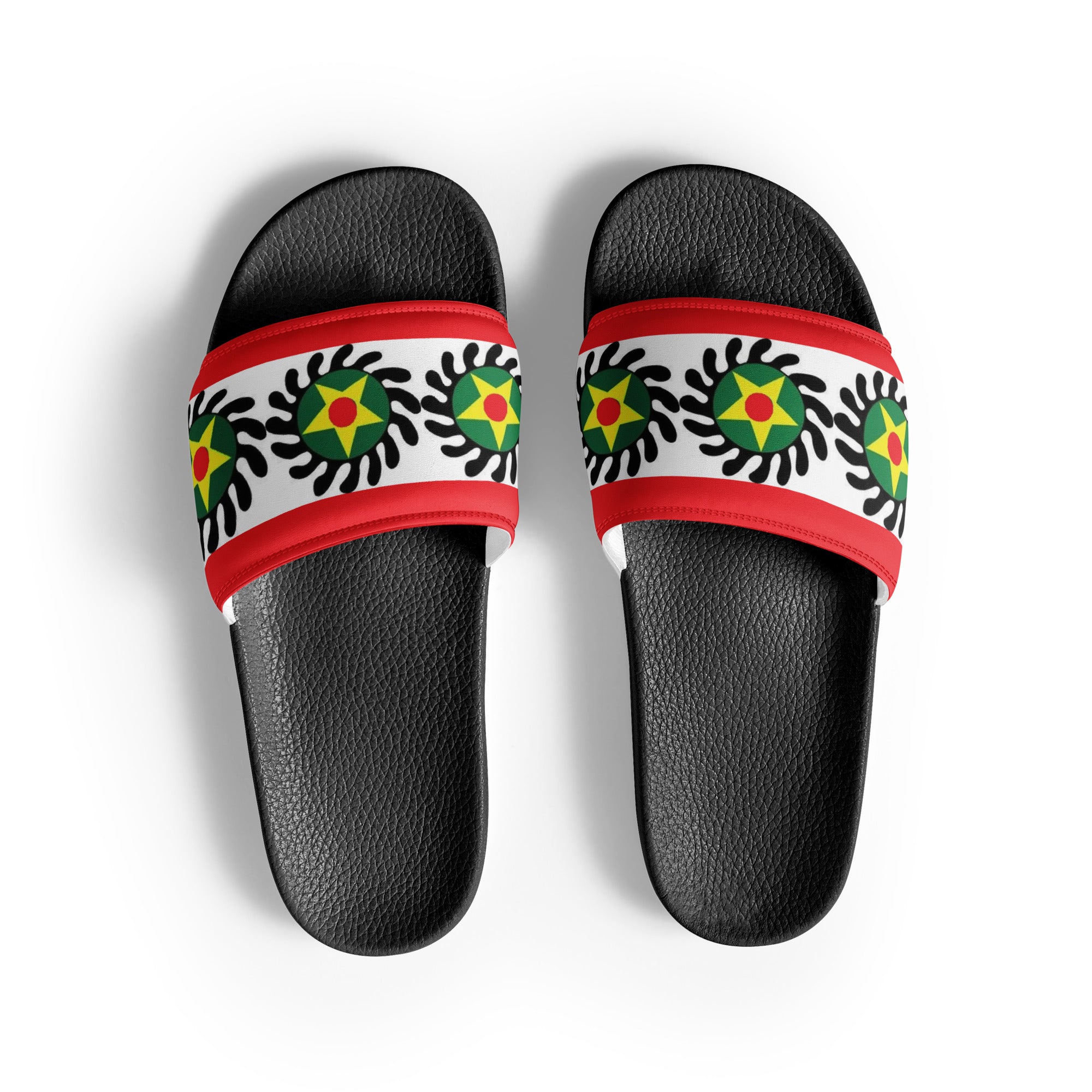 White Suban Men’s slides – Suban Fitness