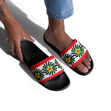 Load image into Gallery viewer, White Suban Men’s slides
