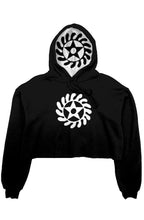 Load image into Gallery viewer, Suban crop fleece hoodie
