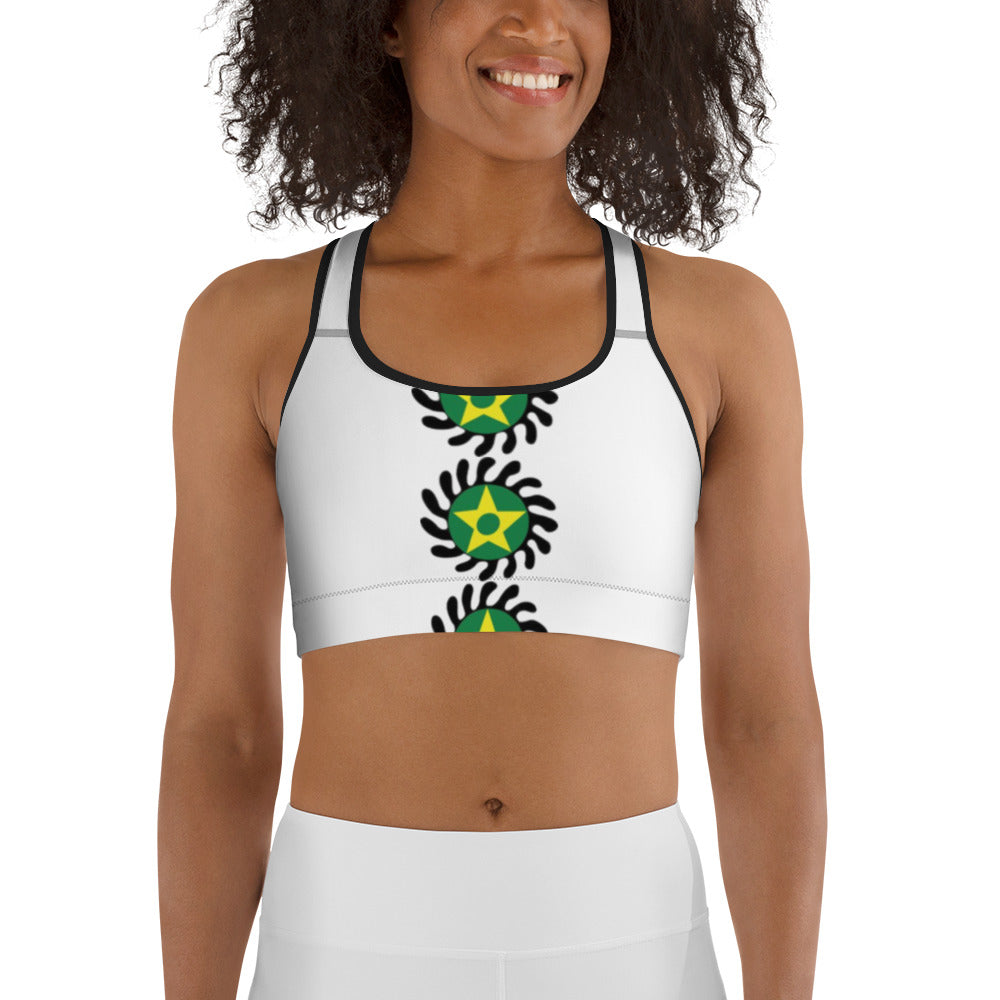 White Center Suban Sports bra