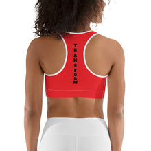 Load image into Gallery viewer, Red Center Stripe Suban Sports bra
