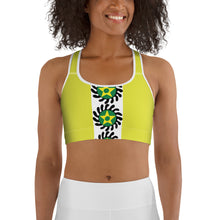 Load image into Gallery viewer, Yellow Center Stripe Suban Sports bra
